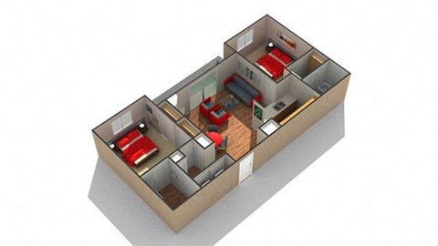 Rosslyn Floorplan at Fifteen 98 Naperville, Naperville, IL